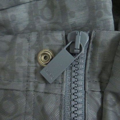 21AW DIOR/ DIOR Homme 193j640a0631 Oblique Logo Embroidery Anorak Hoodie/blouson