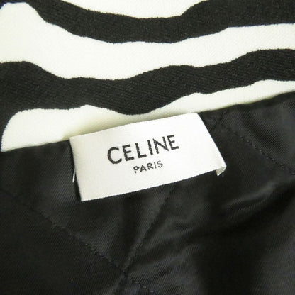 22AW Celine 2y880426s Zebra Pattern Double Face Tracksuit Jacket/blouson Jacket