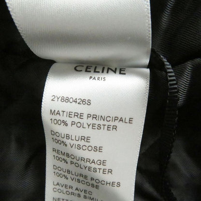 22AW Celine 2y880426s Zebra Pattern Double Face Tracksuit Jacket/blouson Jacket