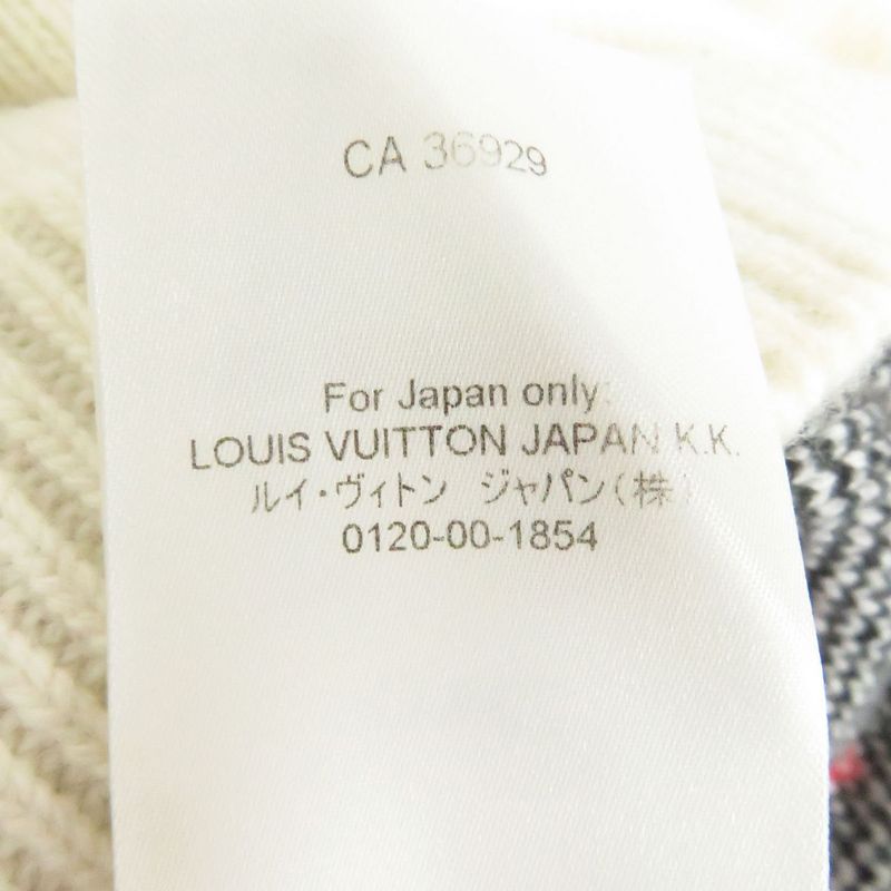 23SS Louis Vuitton 1ab4qa LV Puzzle Jacquard Crewneck Long Sleeve Knit /