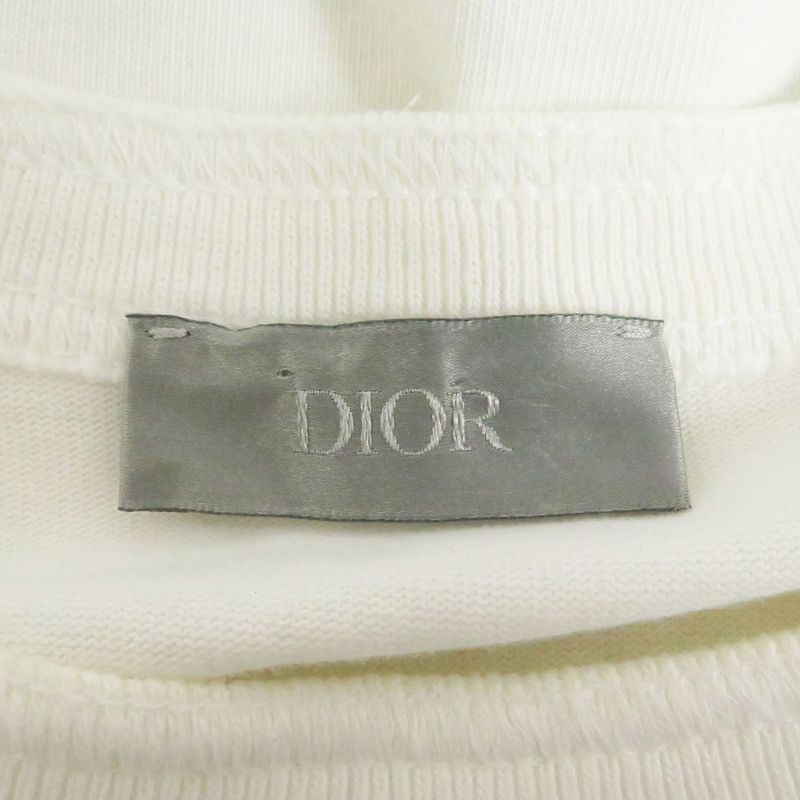 DIOR×sacai DIOR Homme Sacai 213j642a0554 Side Slit Nylon Paneled Sweatshirt/cut