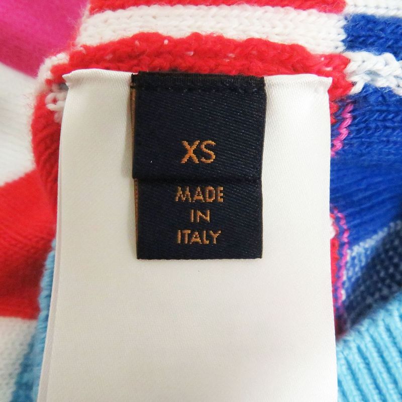 Louis Vuitton 1a8p48 Distorted Giant Damier Crewneck Wool Long-sleeved Knitwear/