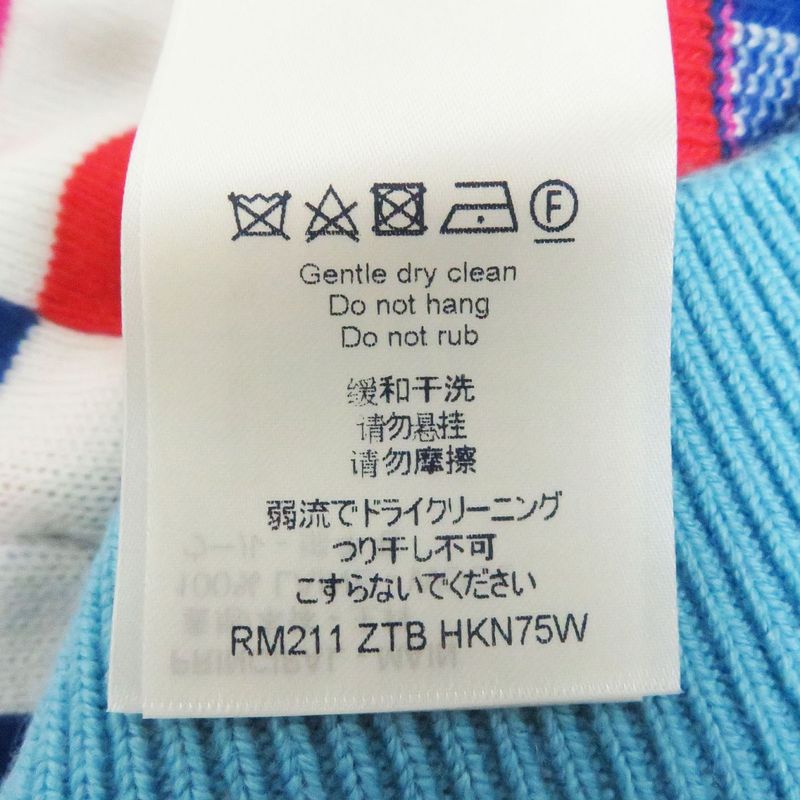 Louis Vuitton 1a8p48 Distorted Giant Damier Crewneck Wool Long-sleeved Knitwear/