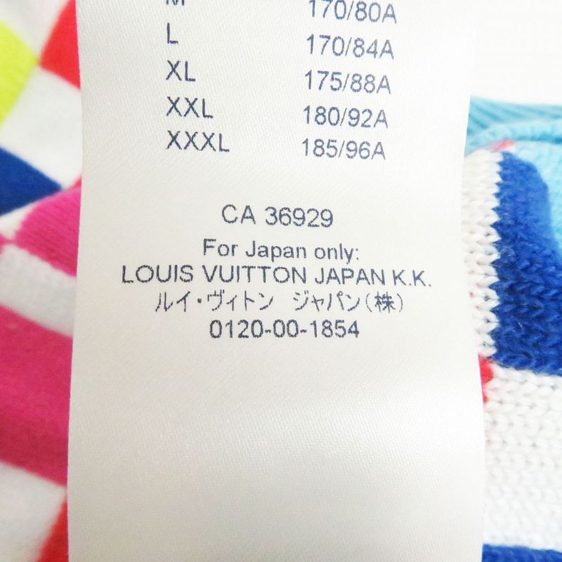 Louis Vuitton 1a8p48 Distorted Giant Damier Crewneck Wool Long-sleeved Knitwear/