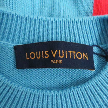 Louis Vuitton 1a8p48 Distorted Giant Damier Crewneck Wool Long-sleeved Knitwear/