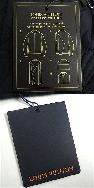 22aw Louis Vuitton 1a5var Monogram Padded Light Blouson/quilted Jacket Navy 54