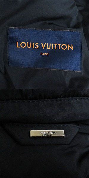 22aw Louis Vuitton 1a5var Monogram Padded Light Blouson/quilted Jacket Navy 54