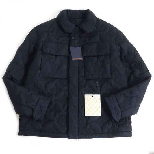 22aw Louis Vuitton 1a5var Monogram Padded Light Blouson/quilted Jacket Navy 54