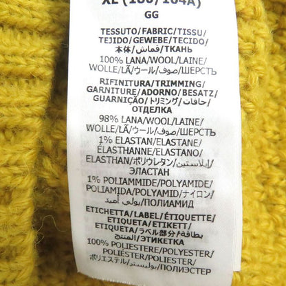 21AW Gucci 673684 Detachable Sleeves V-neck Wool 2-way Long-sleeved Cable Knit