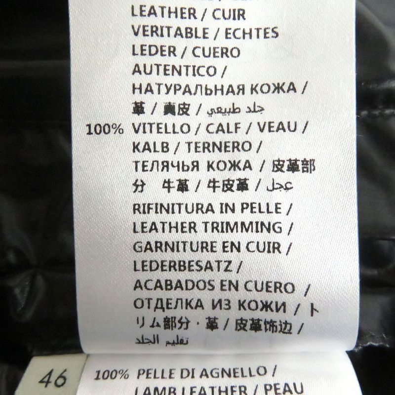 2018 Gucci/Gucci Python Shape Pressed Cowhide/lambleather 3WAY Blouson Jacket