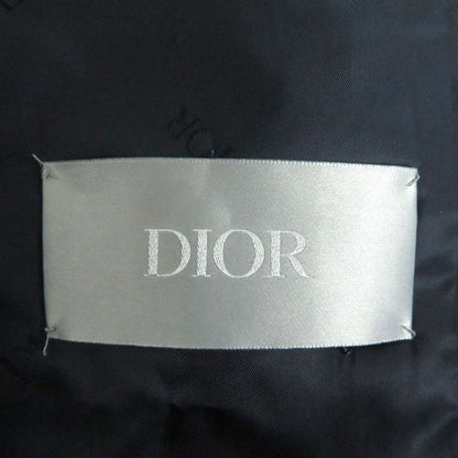 20AW DIOR Homme 013c301a4733 Saddle Arm Pockets Fly Front Stencil Collar Coat