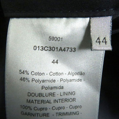 20AW DIOR Homme 013c301a4733 Saddle Arm Pockets Fly Front Stencil Collar Coat