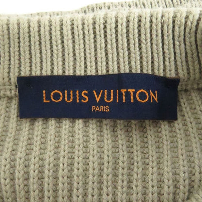 21SS Louis Vuitton 1a8p40 Stitched Teddy Cotton Pullover Long Sleeve Crewneck