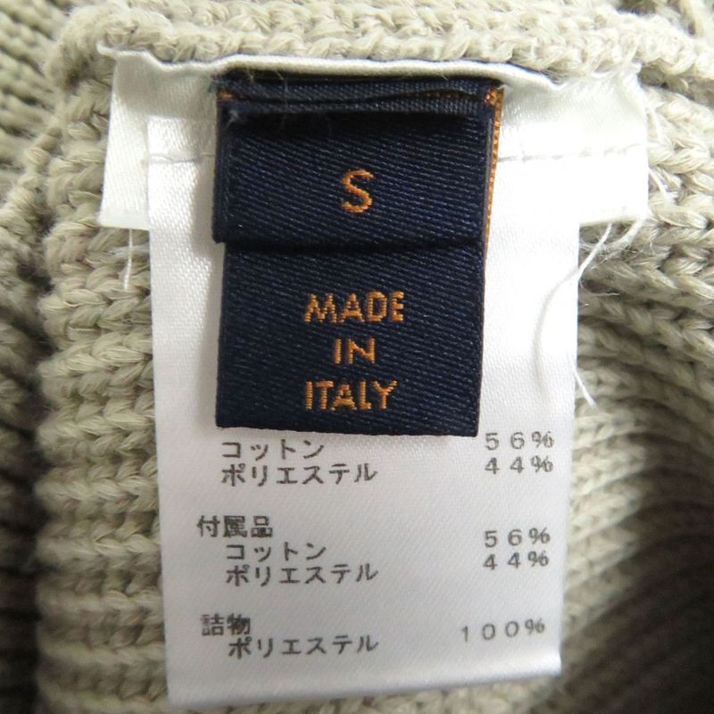 21SS Louis Vuitton 1a8p40 Stitched Teddy Cotton Pullover Long Sleeve Crewneck