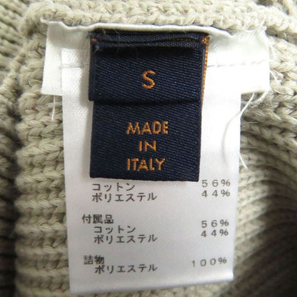 21SS Louis Vuitton 1a8p40 Stitched Teddy Cotton Pullover Long Sleeve Crewneck