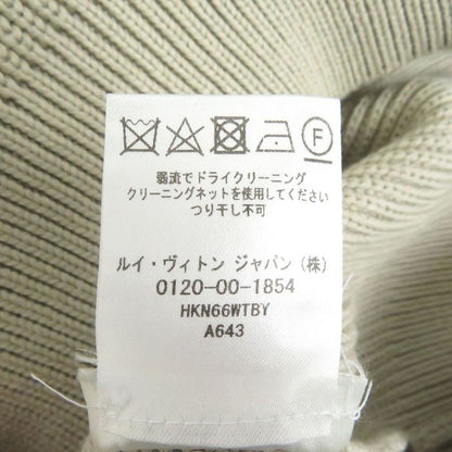 21SS Louis Vuitton 1a8p40 Stitched Teddy Cotton Pullover Long Sleeve Crewneck