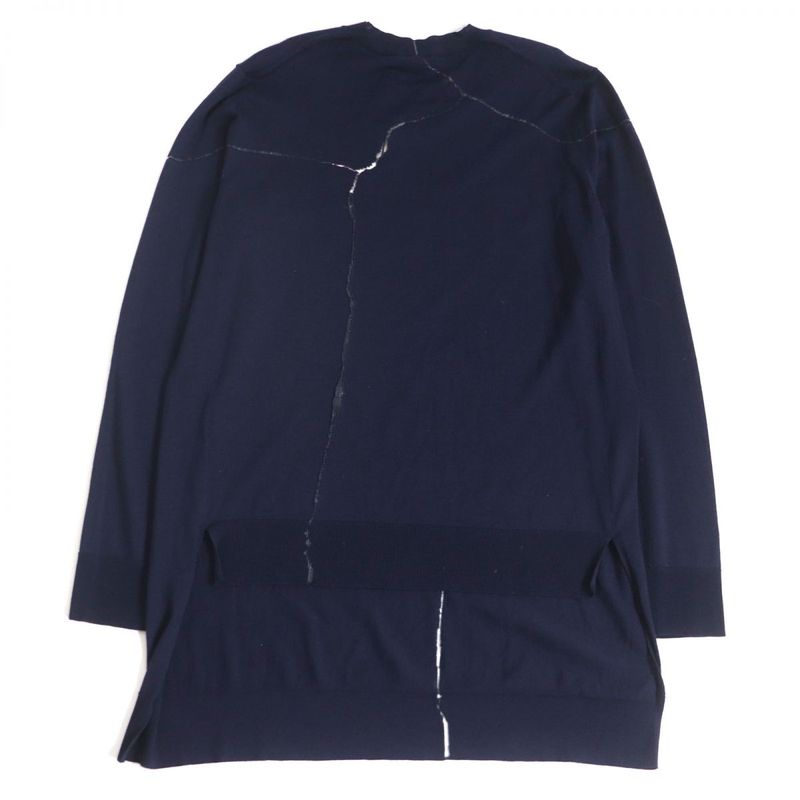 20 DIOR Homme X Daniel Arsham 023m654at090 Crack Embroidery Logo Knit Light