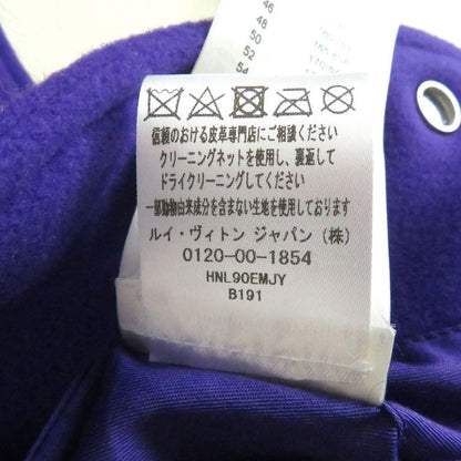 22AW Louis Vuitton 1aahh3 Multi-patch Mixed Patches Sleeve Leather Varsity