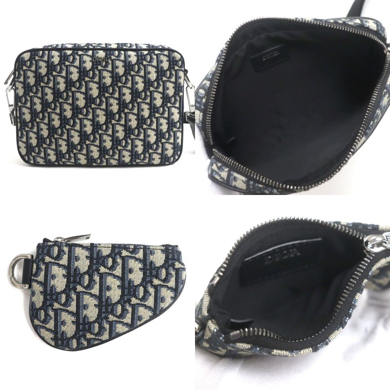 23aw New DIOR Om 1adpo276yky_h27e Saddle 3-in-1 Saddle Bag With Oblique