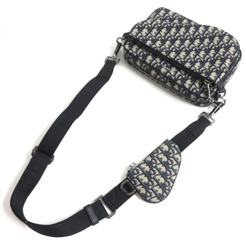 23aw New DIOR Om 1adpo276yky_h27e Saddle 3-in-1 Saddle Bag With Oblique
