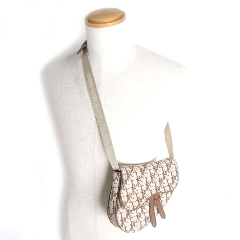 DIOR Om X Travis Scott 1adme130yks Cactus Jack Oblique Saddle Leather Use 2WAY