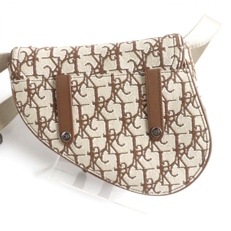 DIOR Om X Travis Scott 1adme130yks Cactus Jack Oblique Saddle Leather Use 2WAY