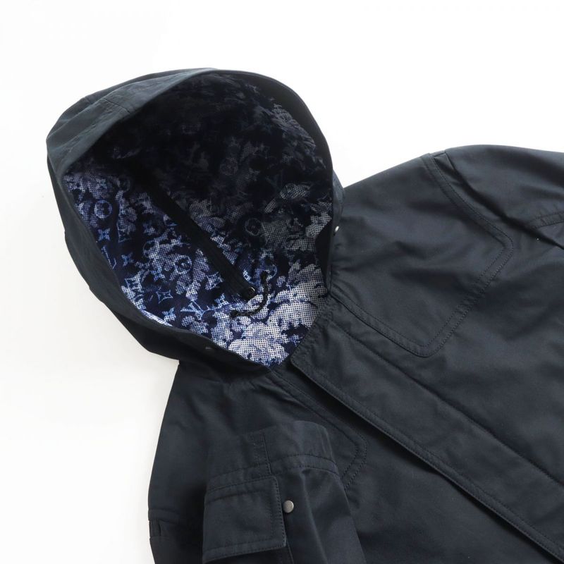 21SS Louis Vuitton 1a8hi 3-in-1 Technical Parka/hooded Long Coat With Monogram