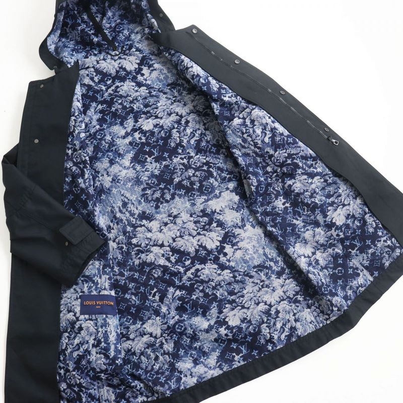 21SS Louis Vuitton 1a8hi 3-in-1 Technical Parka/hooded Long Coat With Monogram