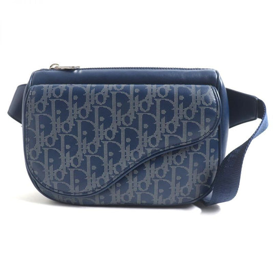 DIOR Om 1adpo223clp_h560 Oblique Galaxy World Tour Saddle Leather Belt Bag