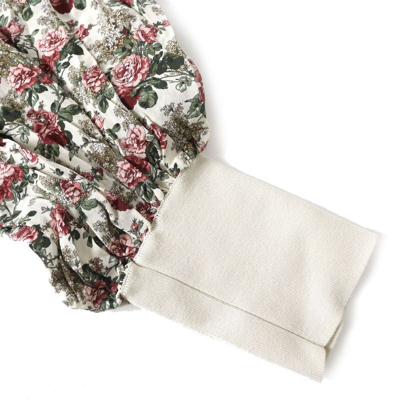 Unused Louis Vuitton 19AW Sleeve Floral Print Wool X Cashmere X Silk