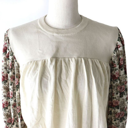 Unused Louis Vuitton 19AW Sleeve Floral Print Wool X Cashmere X Silk