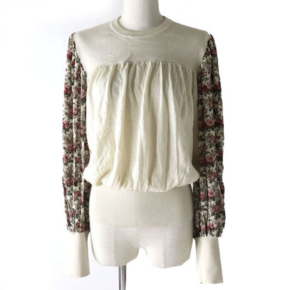 Unused Louis Vuitton 19AW Sleeve Floral Print Wool X Cashmere X Silk