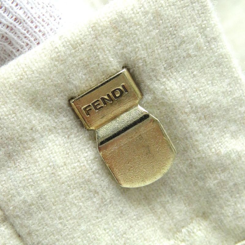 Fendi 2019 Fr6223 FF Logo Embroidered Cashmere Blend Pants/slacks