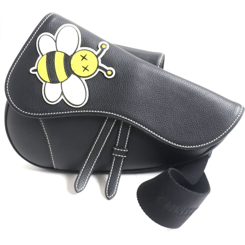  DIOR×kaws DIOR Homme×kaws Collaboration 06-bo-0149 Hachi/bee Leather Saddle