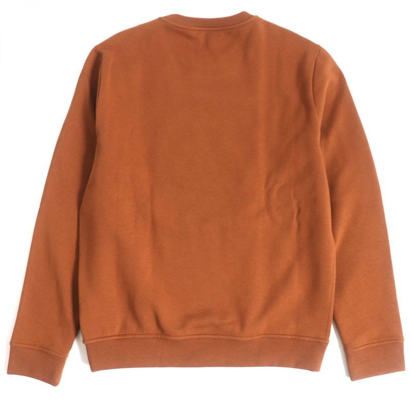 23ss Hermes Chevaux En Symmetry Leather Patch Sweatshirt Brown M Men's Made In