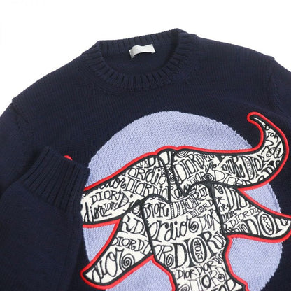 21ss DIOR Homme X Shawn Stussy DIOR AND Shawn BULL Logo Embroidery Long Sleeve