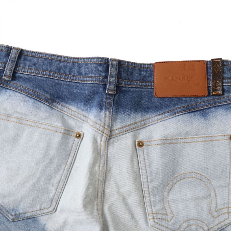 Hermes Made In Japan Louis Vuitton 1a5jiq Denim Shorts Gradient Denim