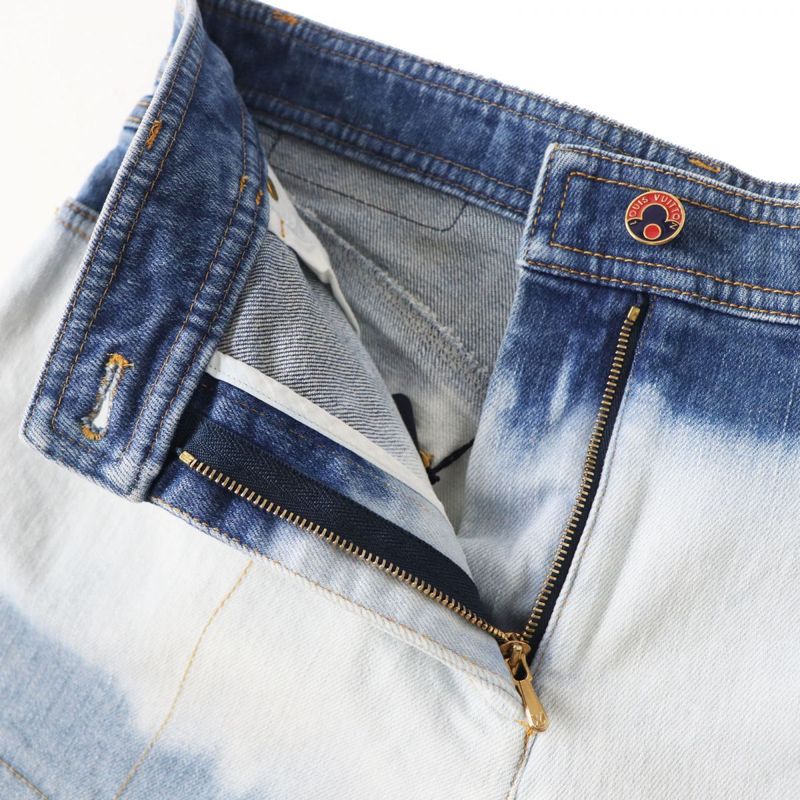 Hermes Made In Japan Louis Vuitton 1a5jiq Denim Shorts Gradient Denim