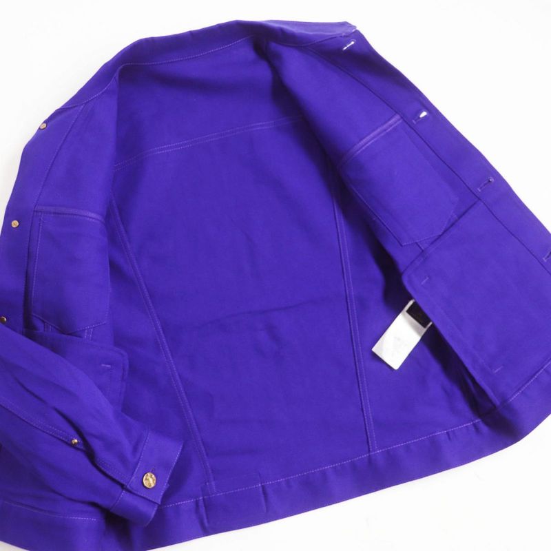 2022 Louis Vuitton Hna41wnz0 Logo Button Cabas - All / Denim Jacket - Blue 44