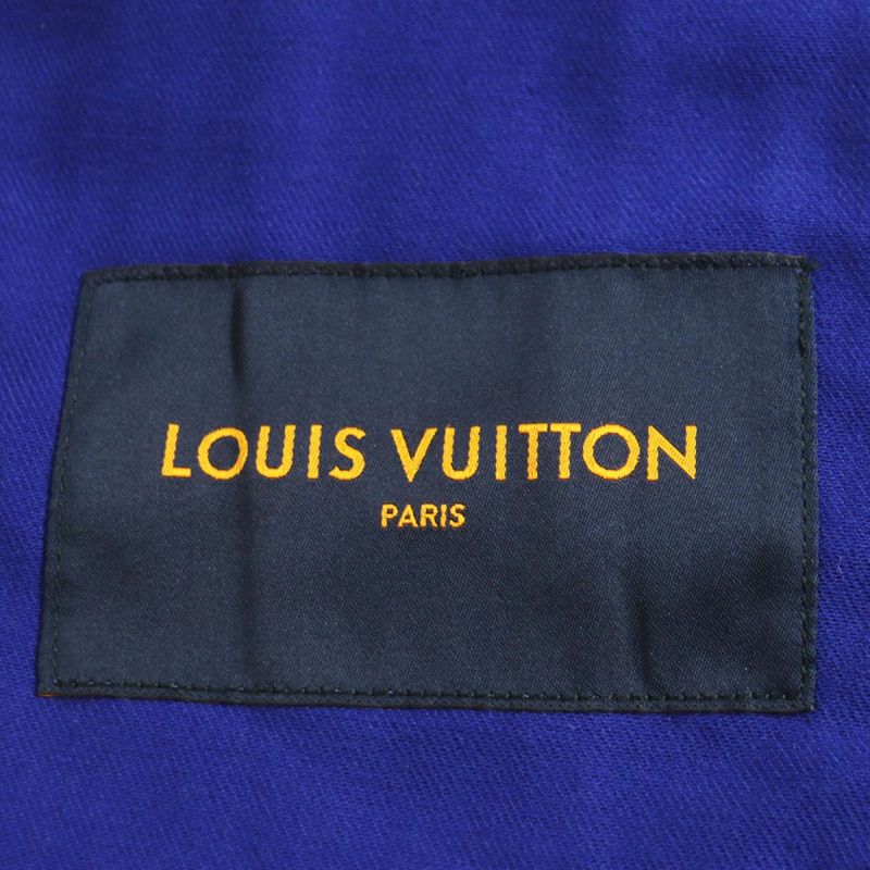 2022 Louis Vuitton Hna41wnz0 Logo Button Cabas - All / Denim Jacket - Blue 44