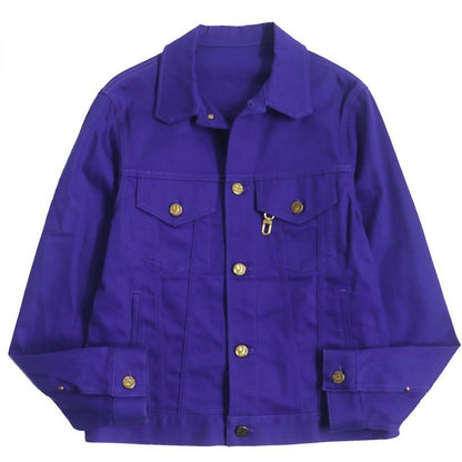 2022 Louis Vuitton Hna41wnz0 Logo Button Cabas - All / Denim Jacket - Blue 44