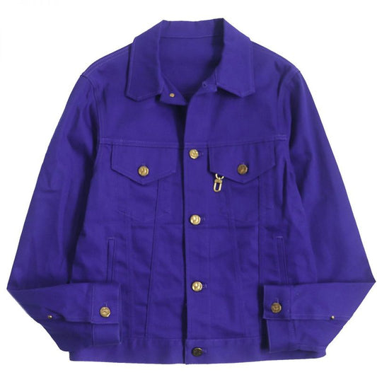 2022 Louis Vuitton Hna41wnz0 Logo Button Cabas - All / Denim Jacket - Blue 44