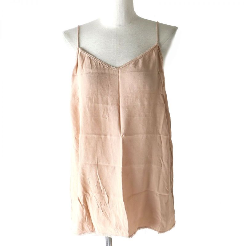 Gucci Loved Lace Top With Inner Camisole Light Beige 44 Made In Italy