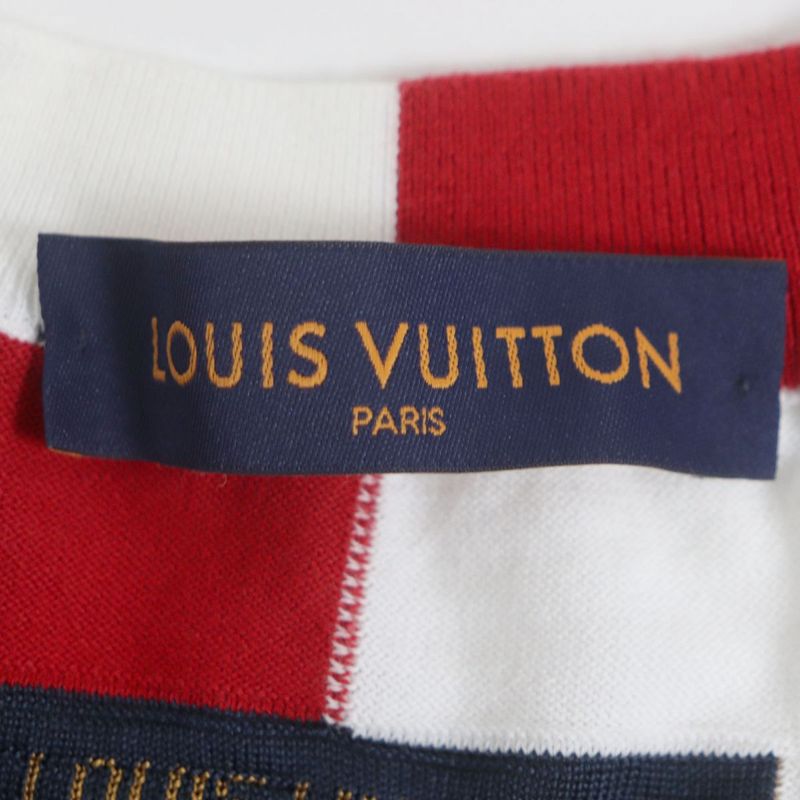 2022 Louis Vuitton Amen Break Damier Big LV Logo Knit Sweater/pullover