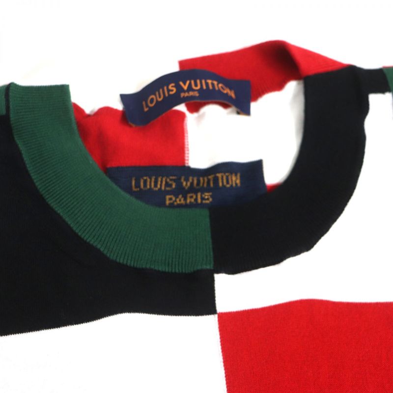 2022 Louis Vuitton Amen Break Damier Big LV Logo Knit Sweater/pullover