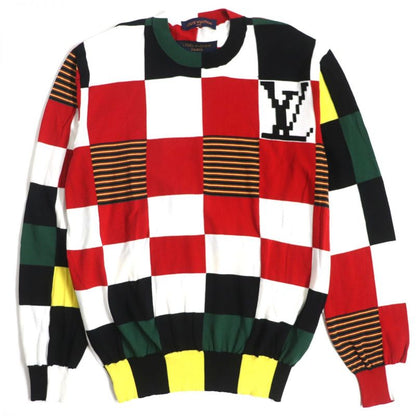2022 Louis Vuitton Amen Break Damier Big LV Logo Knit Sweater/pullover