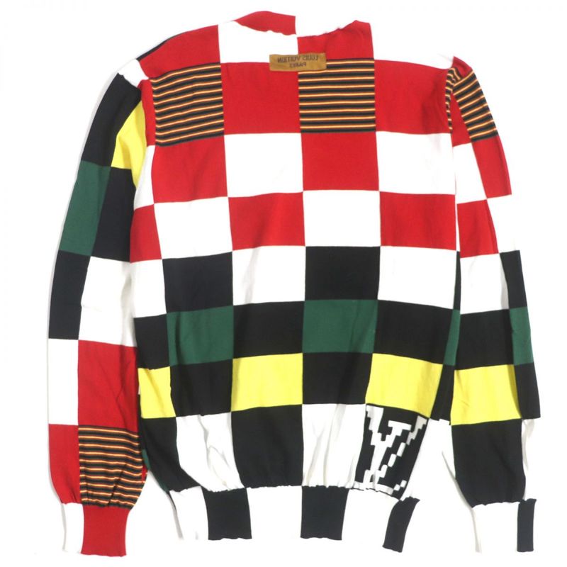 2022 Louis Vuitton Amen Break Damier Big LV Logo Knit Sweater/pullover