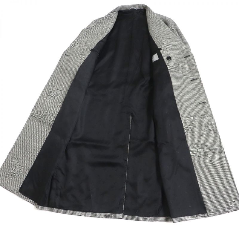 2019 DIOR Om 933c307a4602 Staggered Pattern With Belt And Logo Buttons Wool