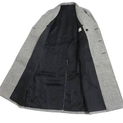 2019 DIOR Om 933c307a4602 Staggered Pattern With Belt And Logo Buttons Wool