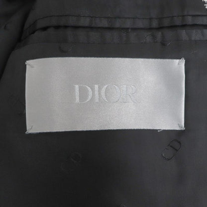 2019 DIOR Om 933c307a4602 Staggered Pattern With Belt And Logo Buttons Wool